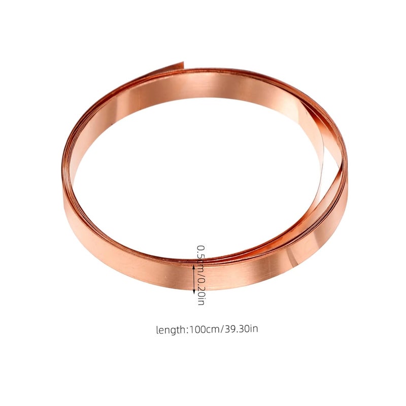 Unomor 3 Rolls High Purity Copper Flashing Sheet Metal Crafting DIY Projects Easy Cut Bend - Image 3